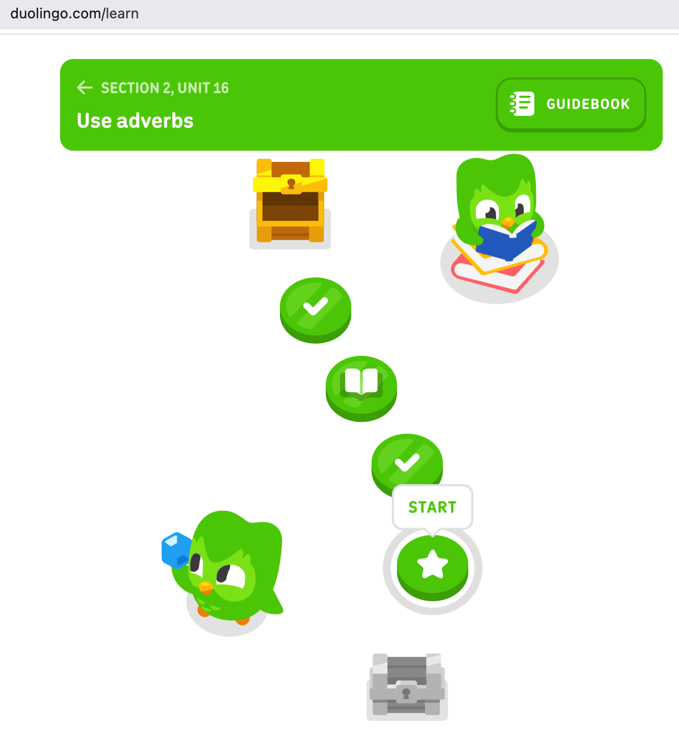 Duolingo lernen, heute